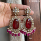 Doublet earrings (M-002) - Red