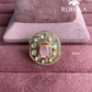 Angana polki kundan ring  (SG-026) - Pink