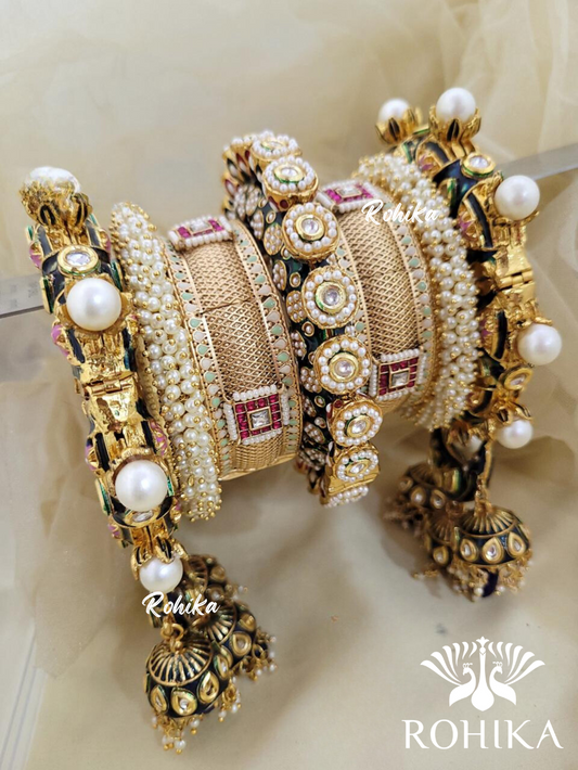 Jadau kundan bangle/Kada set (2010)