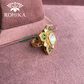 Angana polki kundan ring  (SG-013) - Green