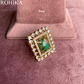 Angana polki kundan ring (SG-126) - Green