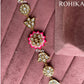 Kesha polki kundan sheeshphool (SP-015)- Pink