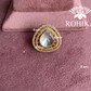 Angana polki kundan ring  (SG-045) - White