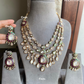 Tvisha moisanite polki necklace set - Green