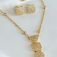Eira AD necklace set - Golden