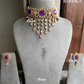 Asmi doublet kundan choker set - Purple