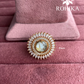 Angana polki kundan ring (SG-121) - White