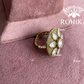 Angana polki kundan ring  (SG-032) - White