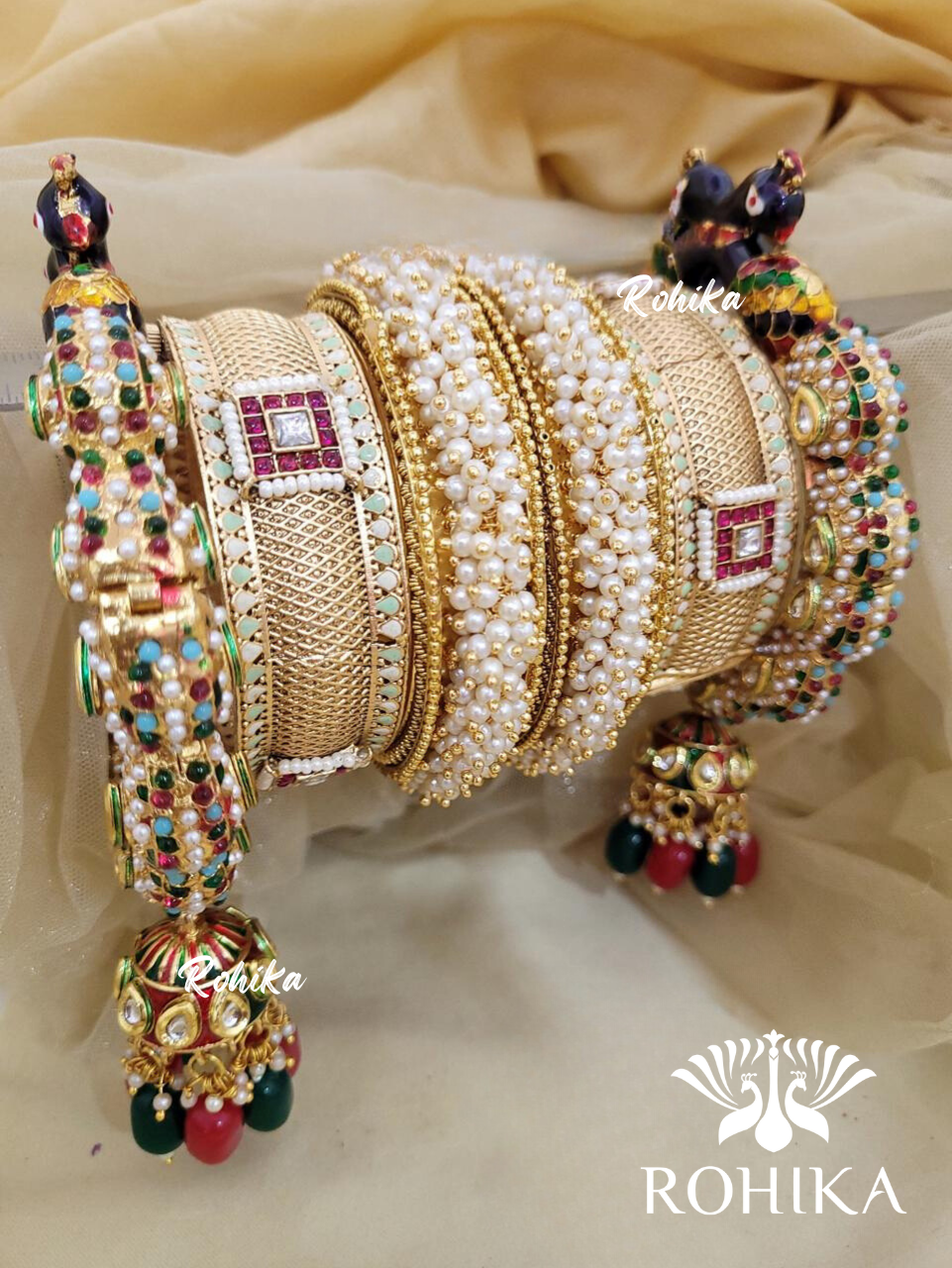 Jadau kundan bangle/Kada set (2013)