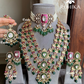 Prerna bridal combo set  - Green and Pink