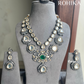 Simra polki Kundan necklace set - Green