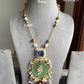 Banjara fusion necklace set (FN-012) - Mint green