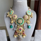 Banjara fusion necklace set (FN-008) - multi colour