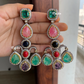 Sabya inspired designer earrings (SSE007)- Multi color