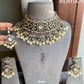 Jaya polki kundan necklace set - Green