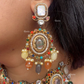 Saabya inspired fusion choker set (SS023) - Multi colour - Rohika store