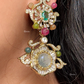 Saabya inspired fusion necklace set (SS024) - Multi colour - Rohikstore.com