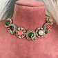 Saabya inspired fusion necklace set (SS034) - Multi colour