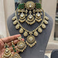 Saathiya LV Moisanite Bridal Combo set - Green