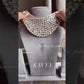 Kavya moisanite necklace set - White