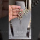Bindiya moisanite necklace set - Red
