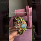 Sabya deisgner semi-precious kada (SSB001) -  Multi colour