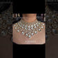 Vansha Polki Kundan Bridal Necklace Set - White