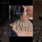 Vansha Polki Kundan Bridal Necklace Set - White