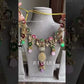 Banjara fusion necklace set (FN-010) - Multi color
