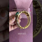 Doublet polki kundan bracelet (MBT-055) - Dark green