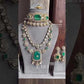 Lara moisanite doublet combo set - Dark Green