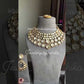 Sohni goldplated moisanite necklace set - Golden