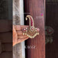 Moisanite kundan kalgi (NK-004) - Pink