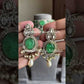 Aishka doublet choker set - Mint green