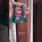 Reet doublet earrings - Dark green