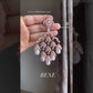 Rene american diamond earrings - Rosegold