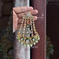 Bandini polki kundan passa /jhoomer (015) - Dark green