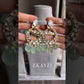 Ekanti moisanite hasli necklace set - Mint green