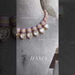 Hania moisinite necklace set - Purple