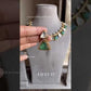 Amanat polki kundan necklace set - Mint green
