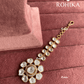 Polki kundan maangtikka (PLKM-024) - White - Rohika Store
