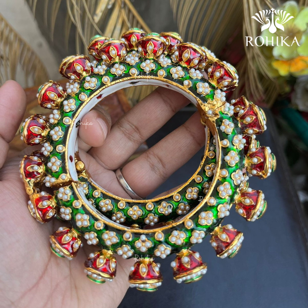 kundan Traditional Bracelet at Rs 780/piece in Mumbai | ID: 2850057334112