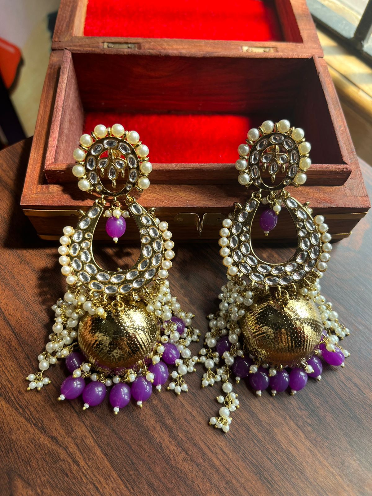 92.5 Oxidised Silver Stone Jhumka Jhumki Earrings For Women And Girls -  Silver Palace