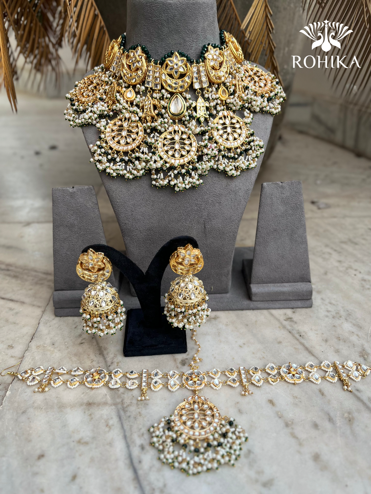 Alia bridal inspired kundan necklace set