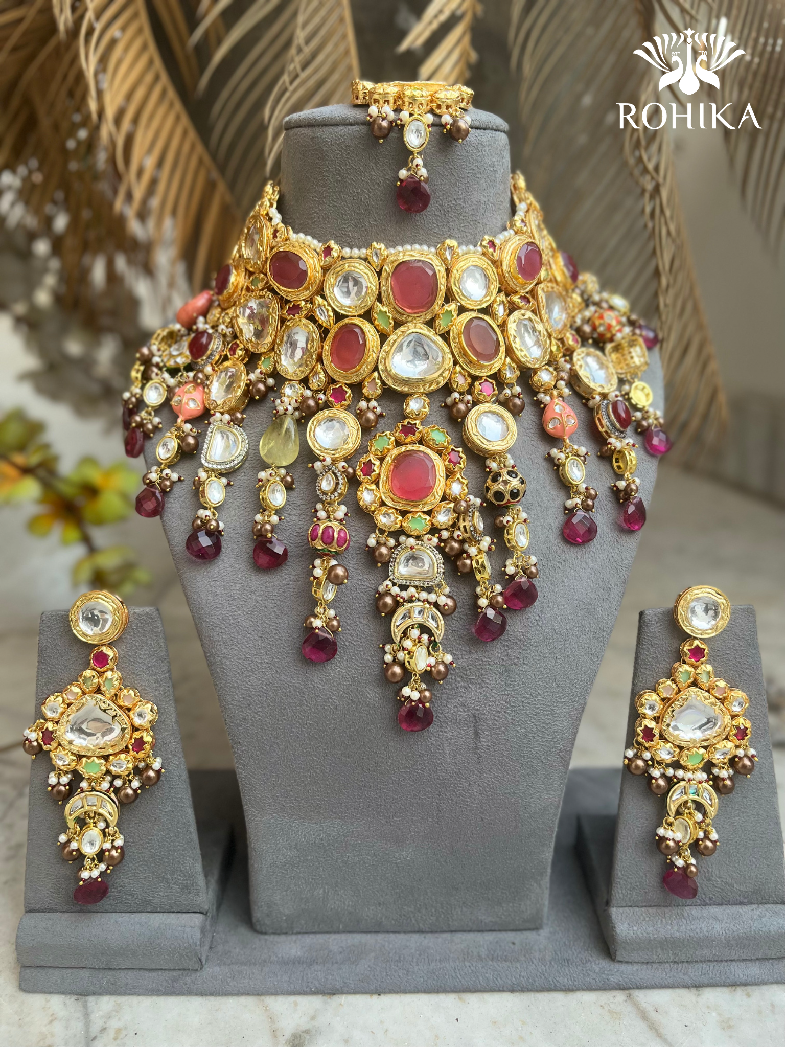 Latest clearance kundan necklace