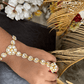 Pachhi kundan haathphool - Rohika Store