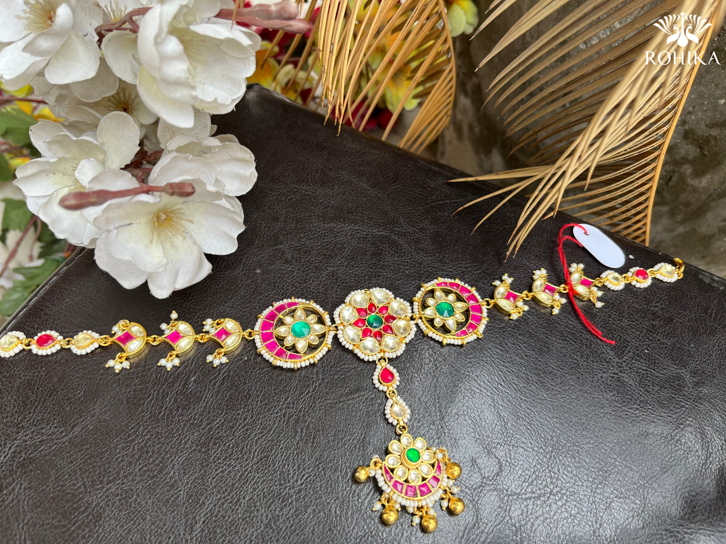 Pachhi Kundan sheeshphool - Multi colour