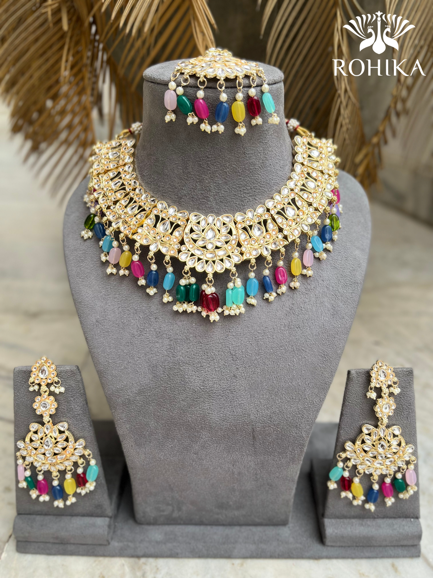 Meera necklace set - Multi