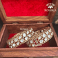 Mahee polki kundan kada/bangles - Golden - Rohika Store