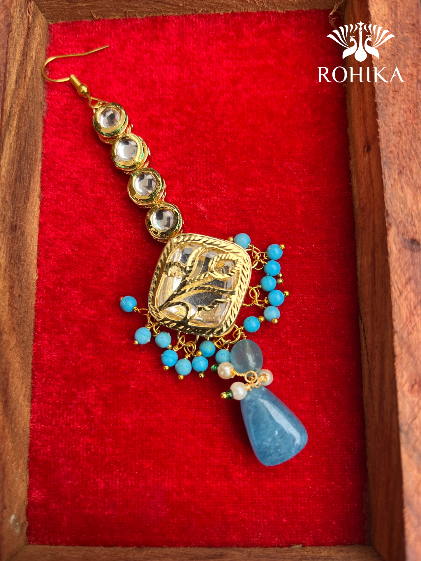 Ruhani necklace set - Blue